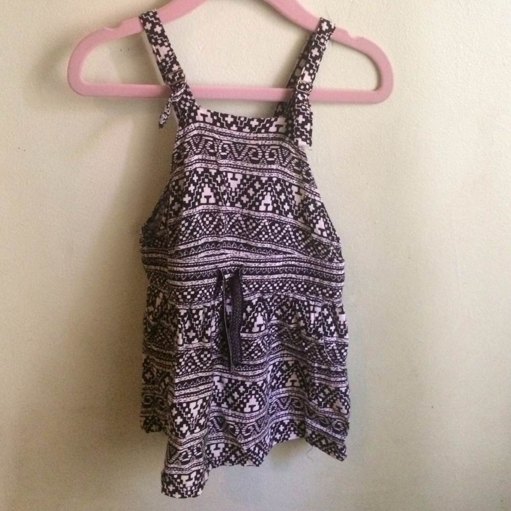 Overall dress.